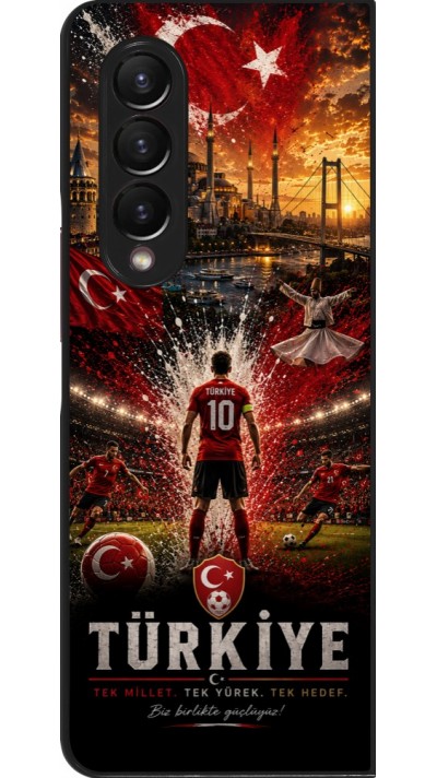 Samsung Galaxy Z Fold3 5G Case Hülle - Fussball Türkei splash 2026