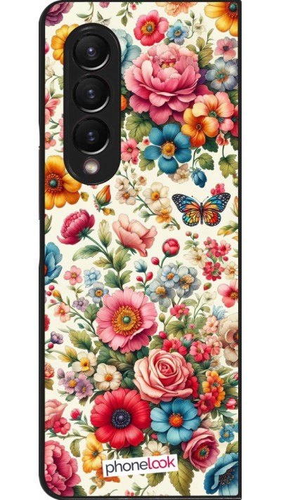 Samsung Galaxy Z Fold3 5G Case Hülle - Spring 25 fruehling bluetend