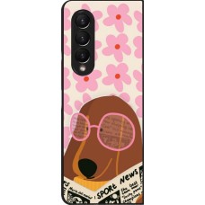 Samsung Galaxy Z Fold3 5G Case Hülle - Dog with newspaper Spring 2026