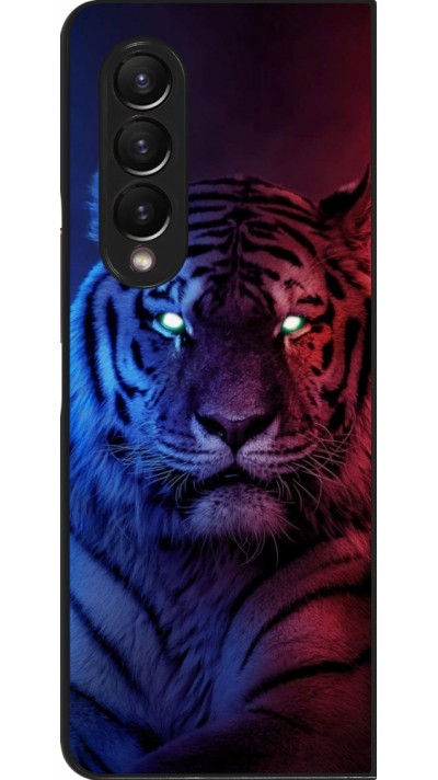 Samsung Galaxy Z Fold3 5G Case Hülle - Tiger Blue Red