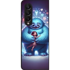 Samsung Galaxy Z Fold3 5G Case Hülle - Valentin 2024 Flauschige Liebe