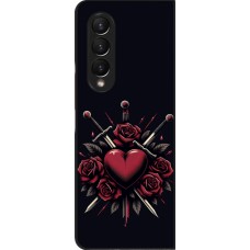 Samsung Galaxy Z Fold3 5G Case Hülle - Valentine 2024 gothic love