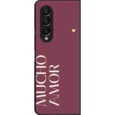 Samsung Galaxy Z Fold3 5G Case Hülle - Valentine 2024 mucho amor rosado