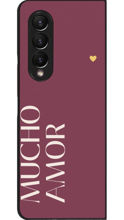 Samsung Galaxy Z Fold3 5G Case Hülle - Valentine 2024 mucho amor rosado