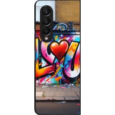 Coque Samsung Galaxy Z Fold3 5G - Valentine 2025 Love U Tag