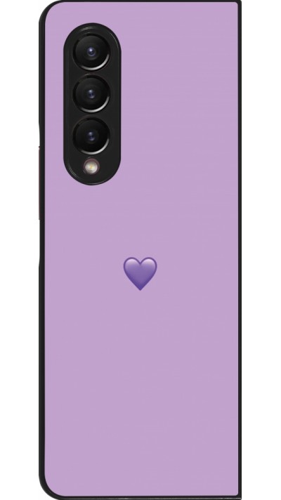 Samsung Galaxy Z Fold3 5G Case Hülle - Valentine 2023 purpule single heart