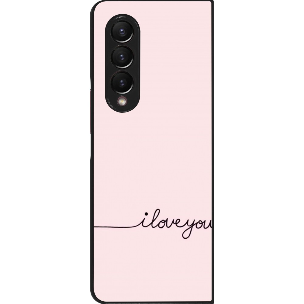 Samsung Galaxy Z Fold3 5G Case Hülle - Valentine 2023 i love you writing