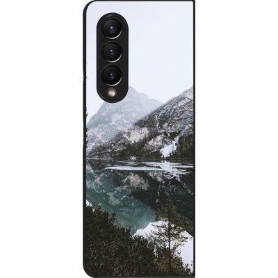 Samsung Galaxy Z Fold3 5G Case Hülle - Winter 22 snowy mountain and lake