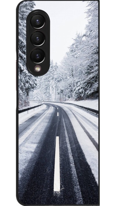 Samsung Galaxy Z Fold3 5G Case Hülle - Winter 22 Snowy Road