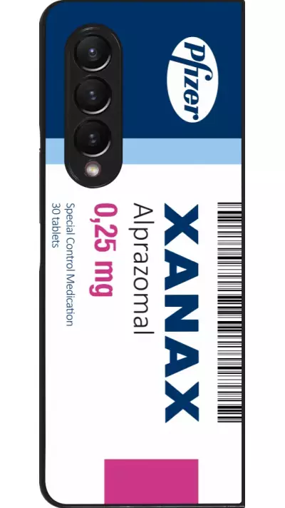 Samsung Galaxy Z Fold3 5G Case Hülle - Xanax Alprazolam 2025