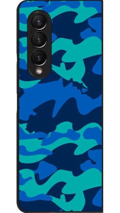 Samsung Galaxy Z Fold4 Case Hülle - Camo Blue