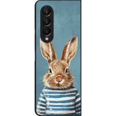 Samsung Galaxy Z Fold4 Case Hülle - Easter 2026 Rabbit navy