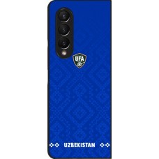 Samsung Galaxy Z Fold4 Case Hülle - Usbekistan 2026 personalisierbares Fussballtrikot