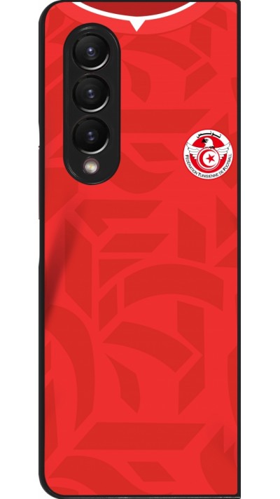 Samsung Galaxy Z Fold4 Case Hülle - Tunesien 2022 personalisierbares Fussballtrikot