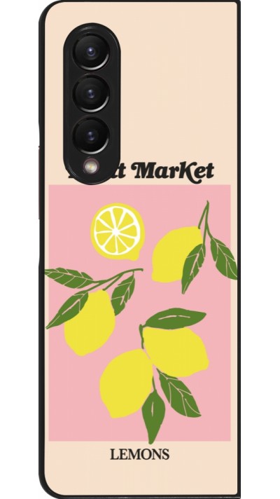 Samsung Galaxy Z Fold4 Case Hülle - Fruit market lemons 2026