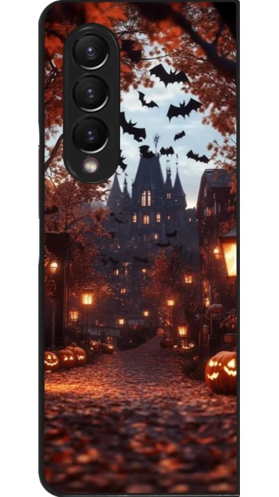 Samsung Galaxy Z Fold4 Case Hülle - Halloween 2025 Haunted house Samsung Galaxy Z Fold4 Case Hülle - Halloween 2025 Haunted house
