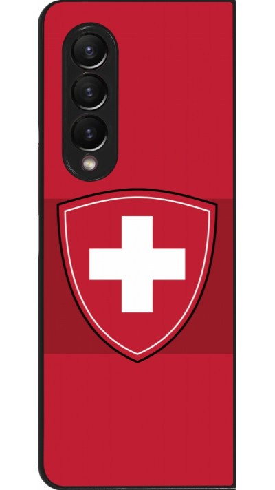 Samsung Galaxy Z Fold4 Case Hülle - Hockey World Championship Ecusson Suisse
