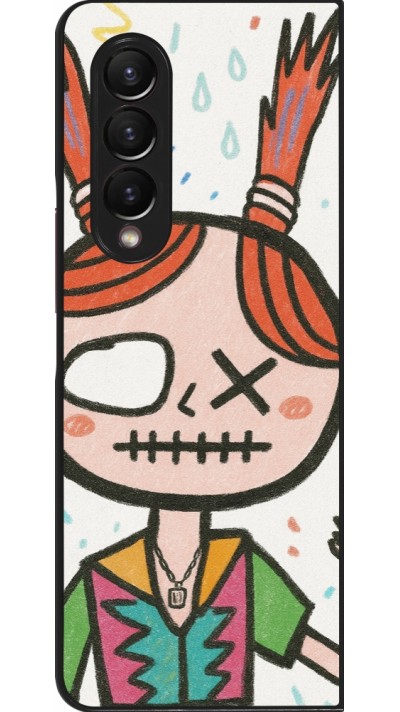 Coque Samsung Galaxy Z Fold4 - Little Girl Sketch
