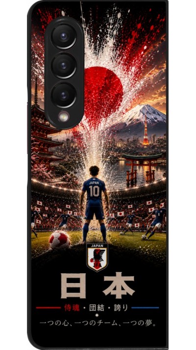 Samsung Galaxy Z Fold4 Case Hülle - Fussball Japan splash 2026