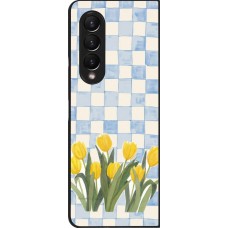 Samsung Galaxy Z Fold4 Case Hülle - Blue vichy tulips 2026