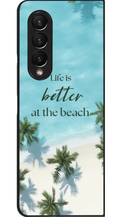 Samsung Galaxy Z Fold4 Case Hülle - Summer 2025 Life is better at the beach