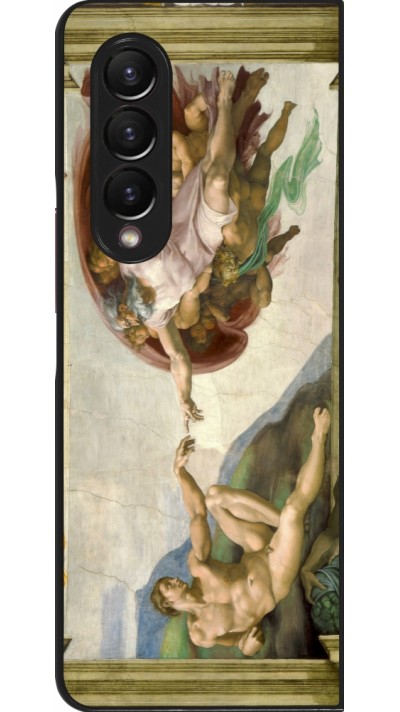 Samsung Galaxy Z Fold4 Case Hülle - Kunstbild - Die Erschaffung Adams - Michelangelo