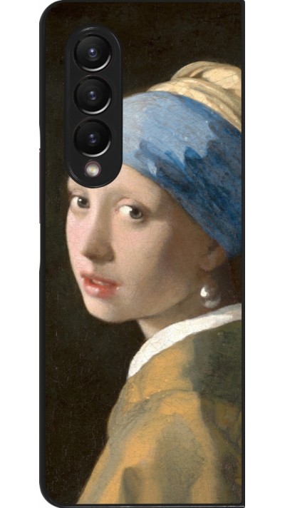 Samsung Galaxy Z Fold4 Case Hülle - Kunstbild - Das Mädchen mit dem Perlenohrring - Jan Vermeer