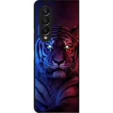 Coque Samsung Galaxy Z Fold4 - Tiger Blue Red