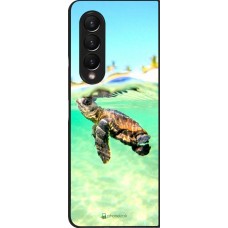 Samsung Galaxy Z Fold4 Case Hülle - Turtle Underwater