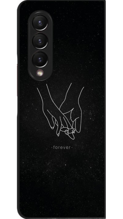 Samsung Galaxy Z Fold4 Case Hülle - Valentine 2023 hands forever