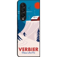Samsung Galaxy Z Fold4 Case Hülle - Verbier Cabane Mont-Fort