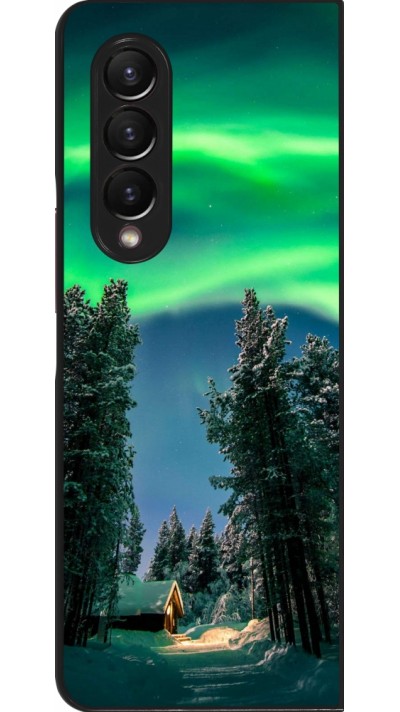Samsung Galaxy Z Fold4 Case Hülle - Winter 22 Northern Lights