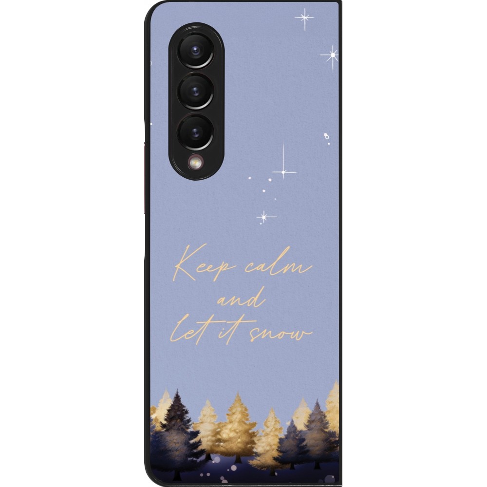 Samsung Galaxy Z Fold4 Case Hülle - Winter 25 Winter illustration of trees