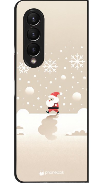 Samsung Galaxy Z Fold4 Case Hülle - Weihnachten 2023 Minimalistischer Weihnachtsmann