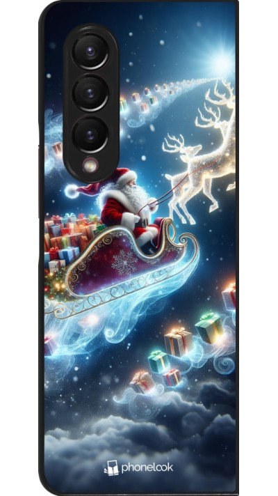 Samsung Galaxy Z Fold4 Case Hülle - Weihnachten 2023 Verzauberter Weihnachtsmann