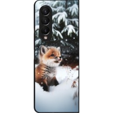 Samsung Galaxy Z Fold4 Case Hülle - Weihnachten 2023 Fuechslein Tanne