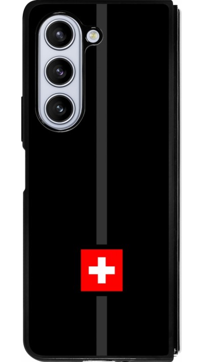 Samsung Galaxy Z Fold5 Case Hülle - Silikon schwarz Kanton CH schwarz