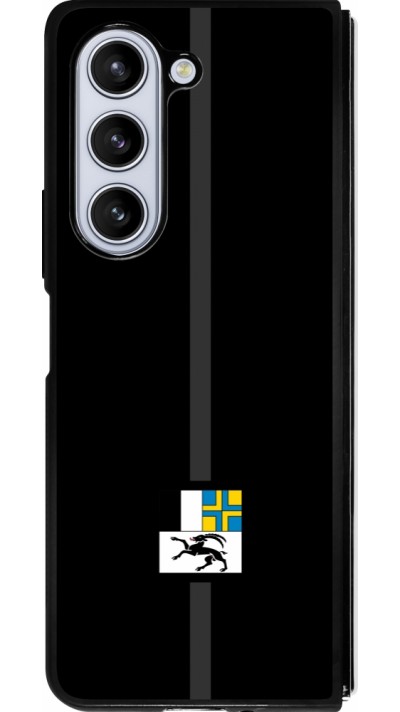 Samsung Galaxy Z Fold5 Case Hülle - Silikon schwarz Kanton GR schwarz