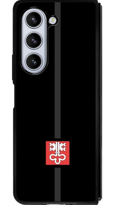 Samsung Galaxy Z Fold5 Case Hülle - Silikon schwarz Kanton NW schwarz