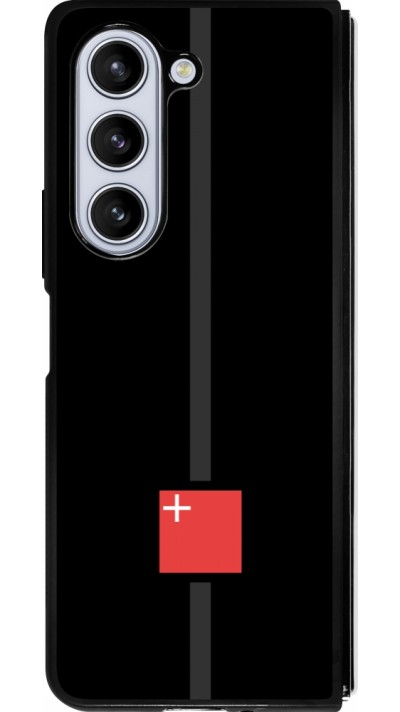 Samsung Galaxy Z Fold5 Case Hülle - Silikon schwarz Kanton SZ schwarz