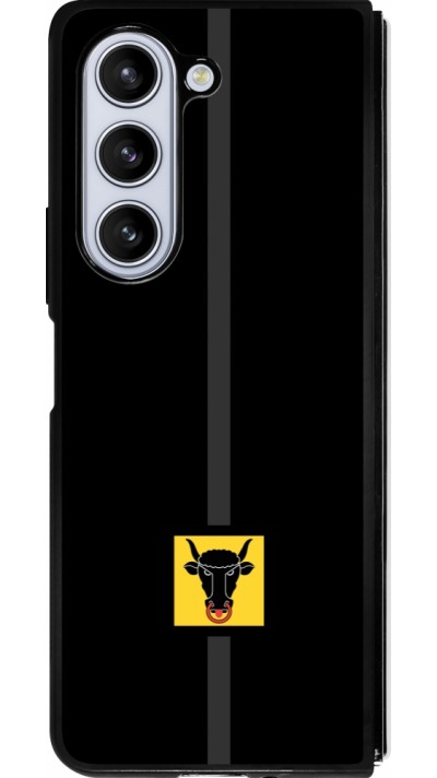 Samsung Galaxy Z Fold5 Case Hülle - Silikon schwarz Kanton UR schwarz