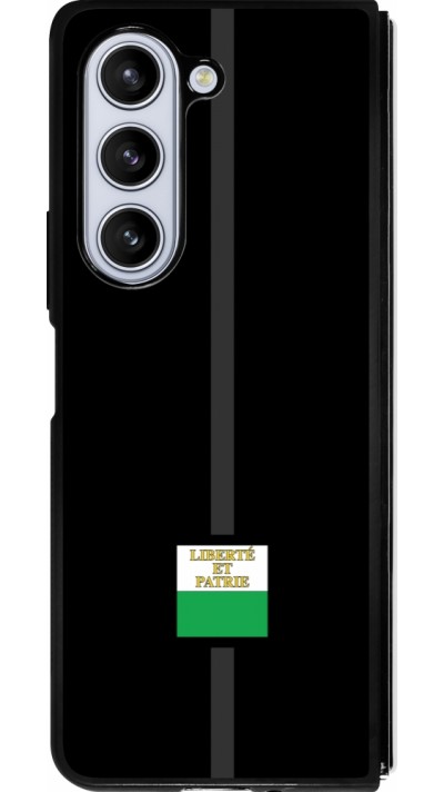Samsung Galaxy Z Fold5 Case Hülle - Silikon schwarz Kanton VD schwarz