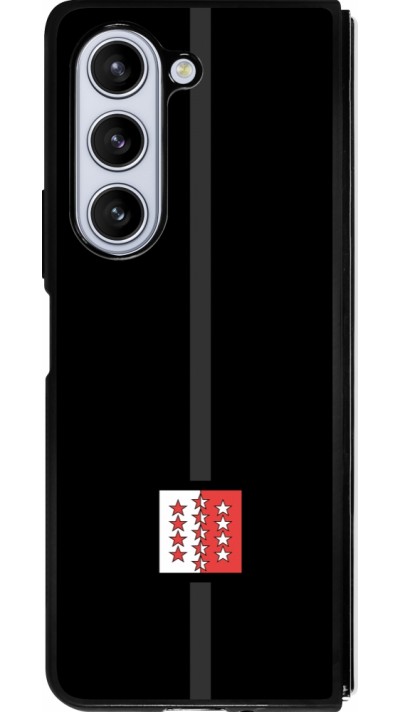 Samsung Galaxy Z Fold5 Case Hülle - Silikon schwarz Kanton VS schwarz