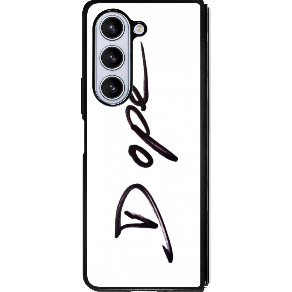 Samsung Galaxy Z Fold5 Case Hülle - Silikon schwarz Dope