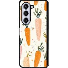 Samsung Galaxy Z Fold5 Case Hülle - Silikon schwarz Easter 2026 Illustration carrots