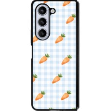 Samsung Galaxy Z Fold5 Case Hülle - Silikon schwarz Easter 2026 Pattern carrots