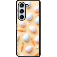 Samsung Galaxy Z Fold5 Case Hülle - Silikon schwarz Easter 2026 Pattern Easter