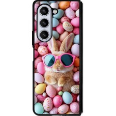 Samsung Galaxy Z Fold5 Case Hülle - Silikon schwarz Easter 2026 Rabbit fun