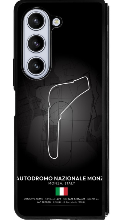 Coque Samsung Galaxy Z Fold5 - Silicone rigide noir F1 Track 2025 Italy
