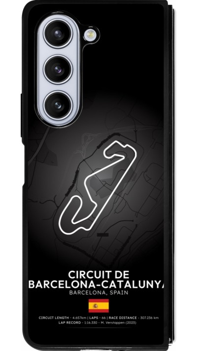 Coque Samsung Galaxy Z Fold5 - Silicone rigide noir F1 Track 2025 Spain